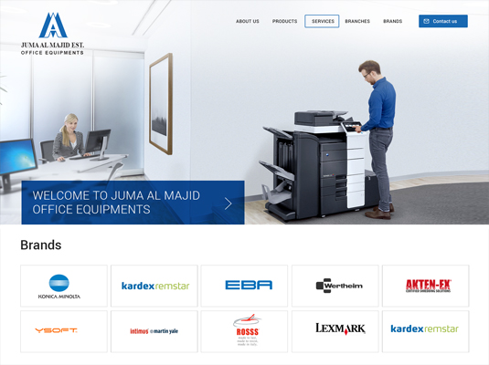 Juma Al Majid Office equipments Project